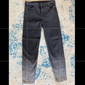 Metallic and Black Jeans - Size 11 - Never Worn
